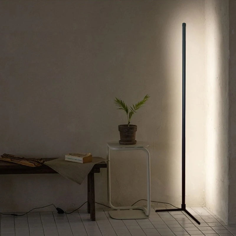 Smart Led Living Room Floor Lamp Rgb Corner Floor Lamp Music Synchronization Application Program Control Suit for Living Room