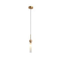 Nordic Modern Home Living Room LED Chandelier Bar Counter Bedroom Homestay Balcony Simple Yellow Cave Stone Chandelier