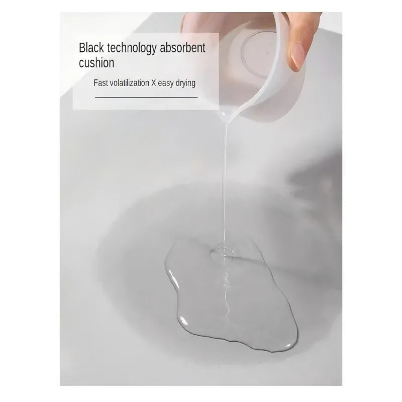 Bathroom Mat with Quick Drying Water Absorption, Non Slip Foot Mat at the Entrance of the Bathroom, Diatomaceous Earth Carpet
