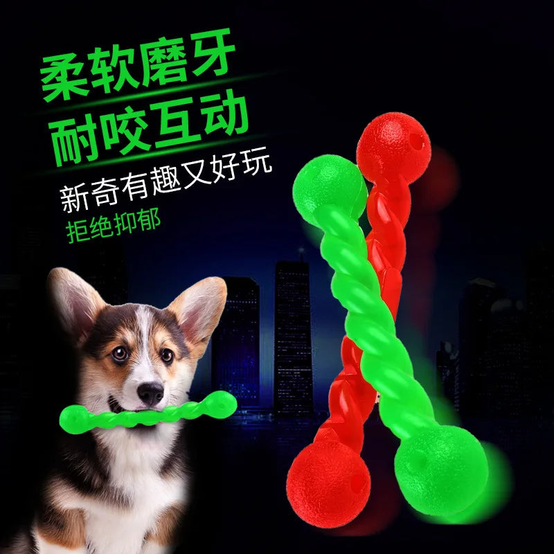 Dog Chew Toys, Pet Self-Entertaining Toys, Dog Teething Sticks, Dental Cleaning and Tooth Grinding Toys, Durable Interactive Dog