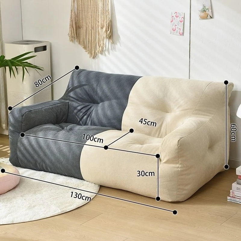 Living Room Sofas Modern Bean Bag Lazy Sofa Removable and Washable Bedroom Sofas Household Room Furniture Balcony Sleeping