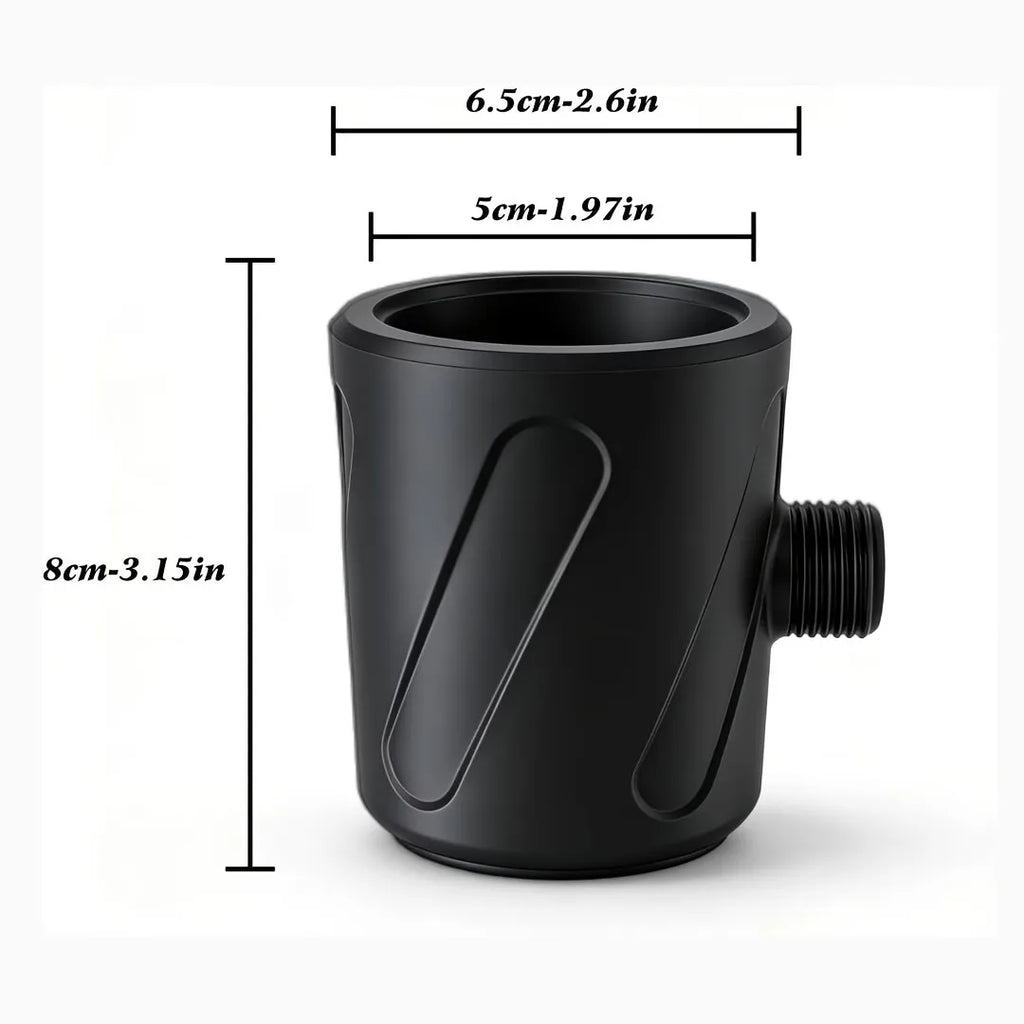 Bathroom shower head for men, designed for bathing, with a high-pressure, large-flow, ring-shaped showerhead. Suitable for G1/2inch standard connectors. Easy to disassemble, compact and portable, can also be used outdoors