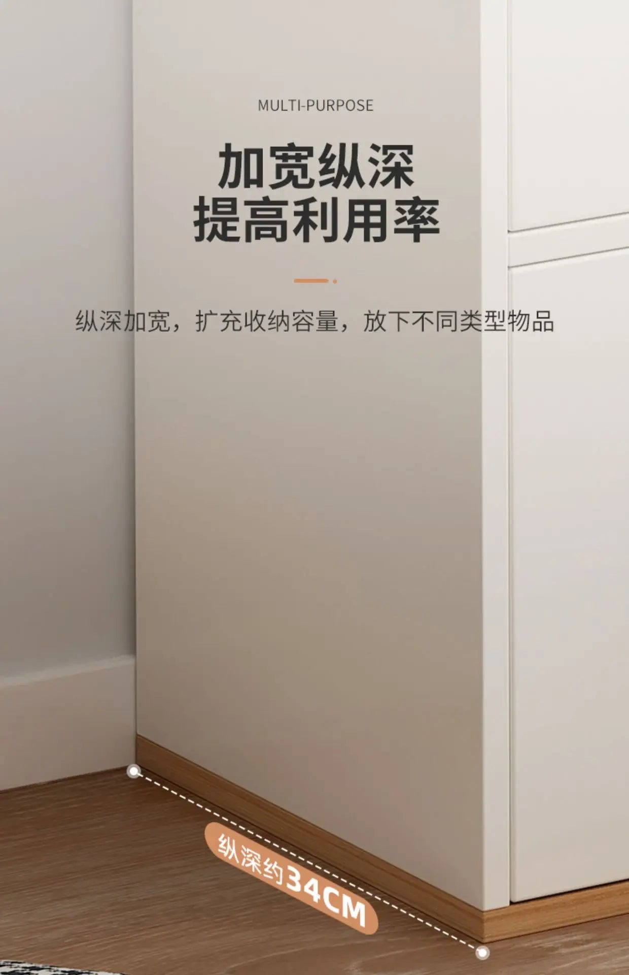 Living Room Storage Cabinet Chest of Drawers Bedroom Wooden Locker, Small Standing Cabinet, Household Bedside Locker, Drawers