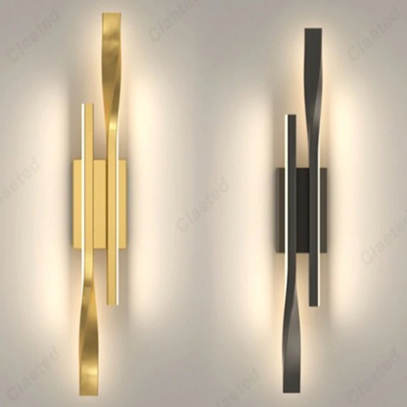 Modern Minimalist LED Living Room Background Wall Corridor Wall Lamp Bedroom Bedside Decorative Lighting Lamps