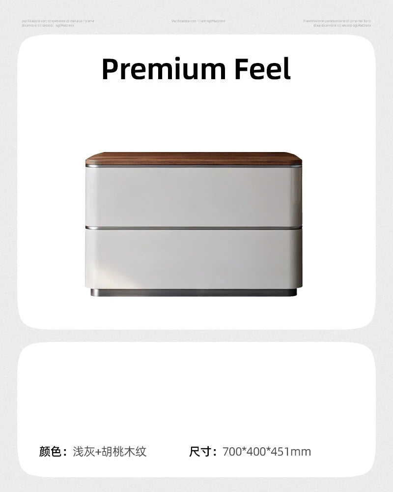Delicacy Bedroom Nightstand Storage Drawers Classic Practical Bedside Table Aesthetic Luxury Mesitas De Noche Home Furniture