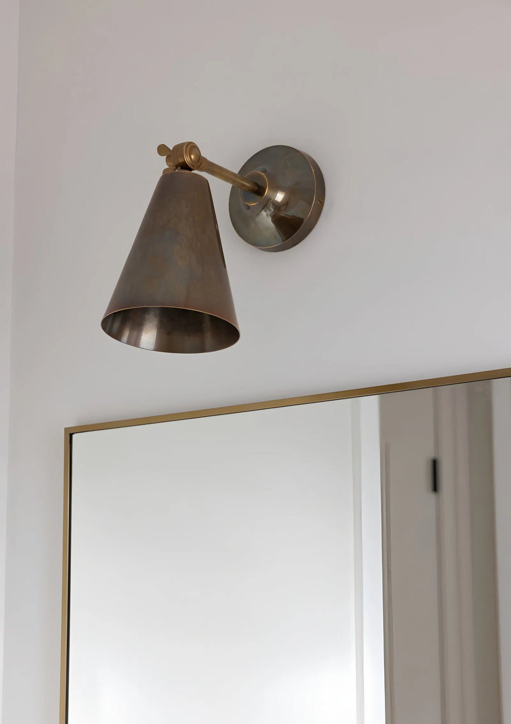 Retro Copper Bedroom Bedside Lamp Read Wall Lamp for Dressing Room Bathroom  Aisle Sconces Entrance Decoration Light