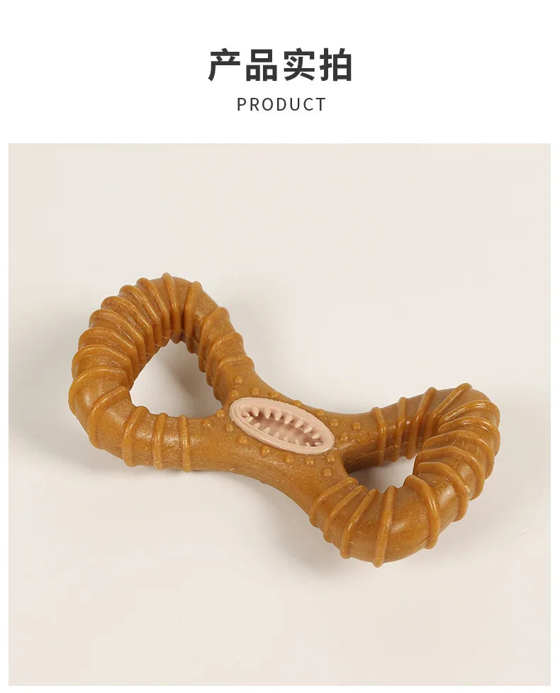 Dog Toy Is Durable and Chew-Resistant, Dispenses Treats, Grinds Teeth, Cleans Teeth, Educational and Interactive Pet Supplies
