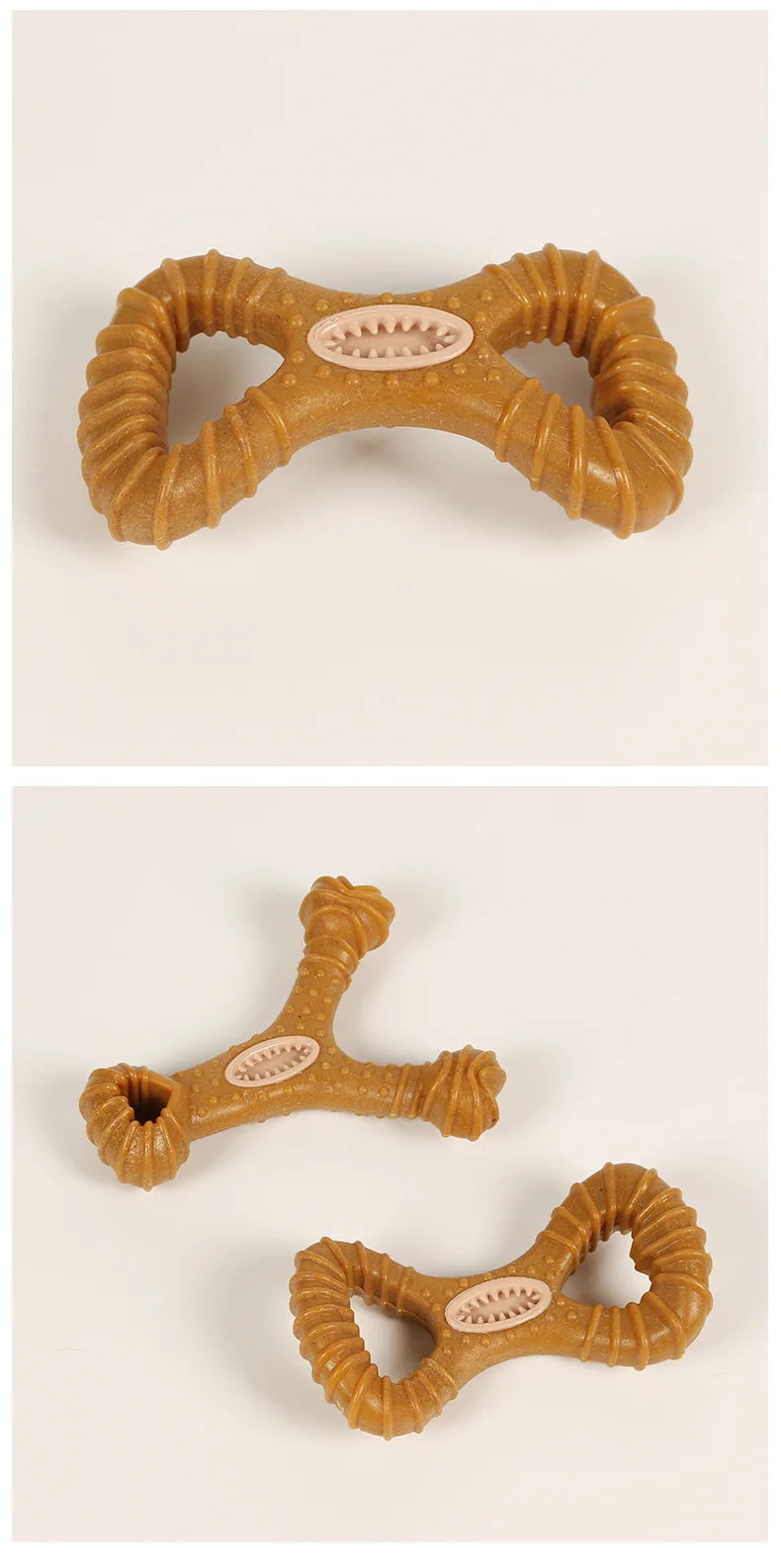 Dog Toy Is Durable and Chew-Resistant, Dispenses Treats, Grinds Teeth, Cleans Teeth, Educational and Interactive Pet Supplies