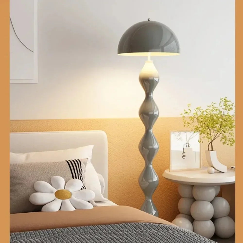 Nordic Living Room LED Floor Lamp Creative Mushroom Shape Indoor Atmosphere Lighting Decorative Floor Lamp