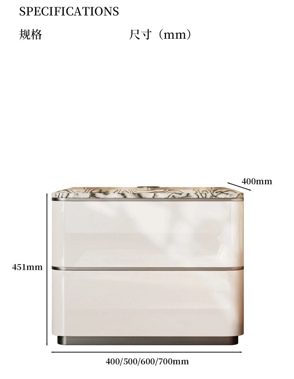 Delicacy Bedroom Nightstand Storage Drawers Classic Practical Bedside Table Aesthetic Luxury Mesitas De Noche Home Furniture