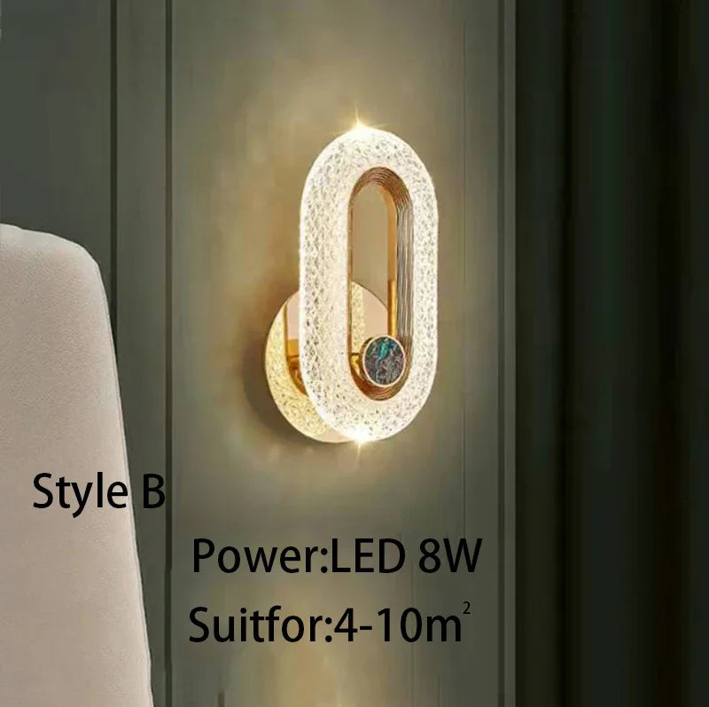 Modern Bedroom Bedside Chandelier Originality Corridor Wall Lamp Restaurant Bar Ceiling Lamp Indoor Decorate Pendant Luminaires