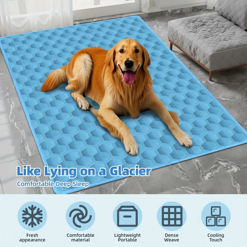 Dog Cooling Mat Summer Pet Cold Bed Extra Large For Small Big Dogs Pet Accessories Cat Durable Blanket Sofa Cat Ice Pad Blanket