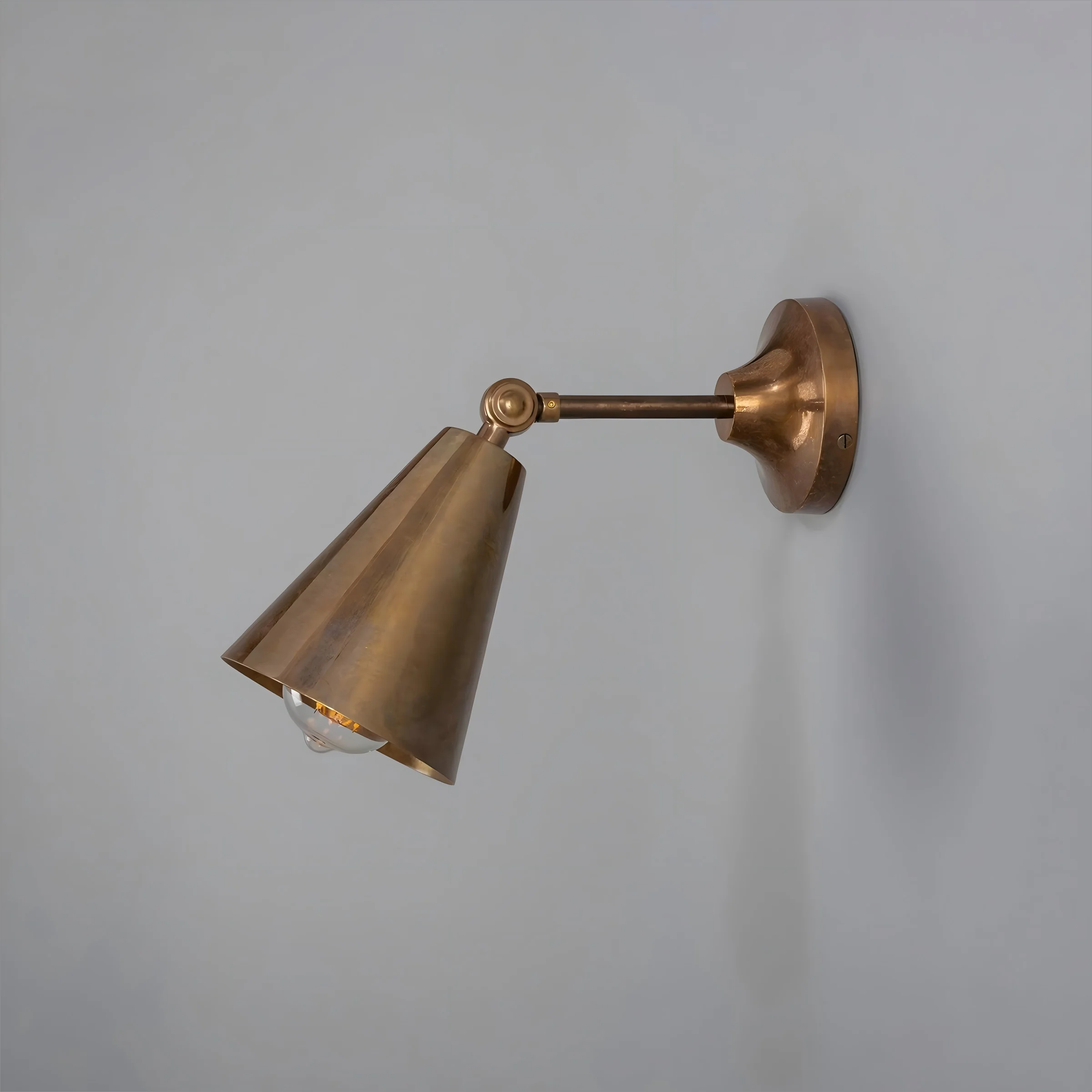 Retro Copper Bedroom Bedside Lamp Read Wall Lamp for Dressing Room Bathroom  Aisle Sconces Entrance Decoration Light