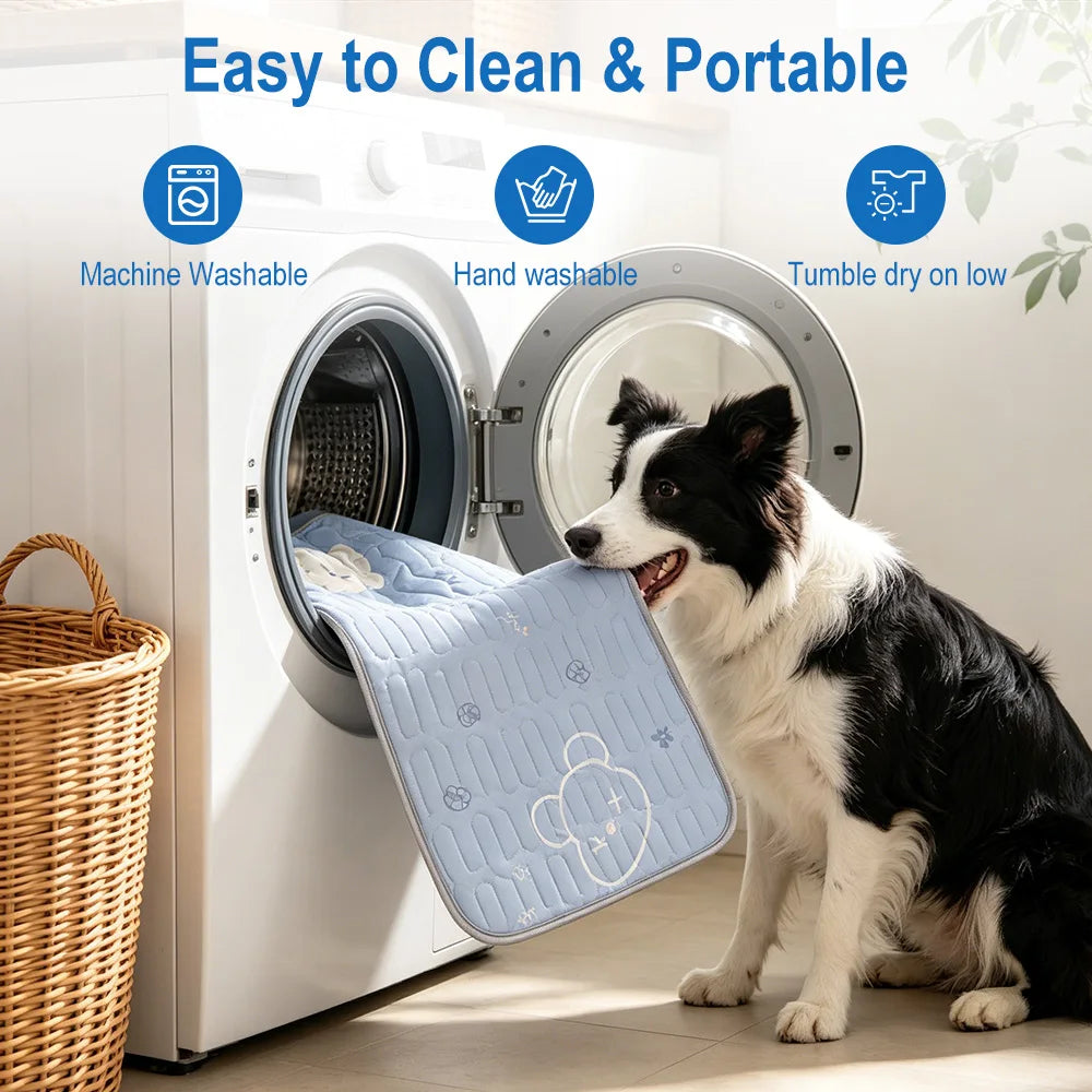 Dog Cooling Mat Summer Pet Cold Bed 3 Sizes For Small Big Dogs Pet Cat Portable Cooling Durable Blanket Sofa Cat Ice Pad Blanket