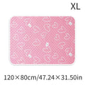 Summer Pet Cooling Mat Cool Pad for Dogs Cats Sweat Absorbing Non-heat Design Suitable for Small to Extra Large Pets