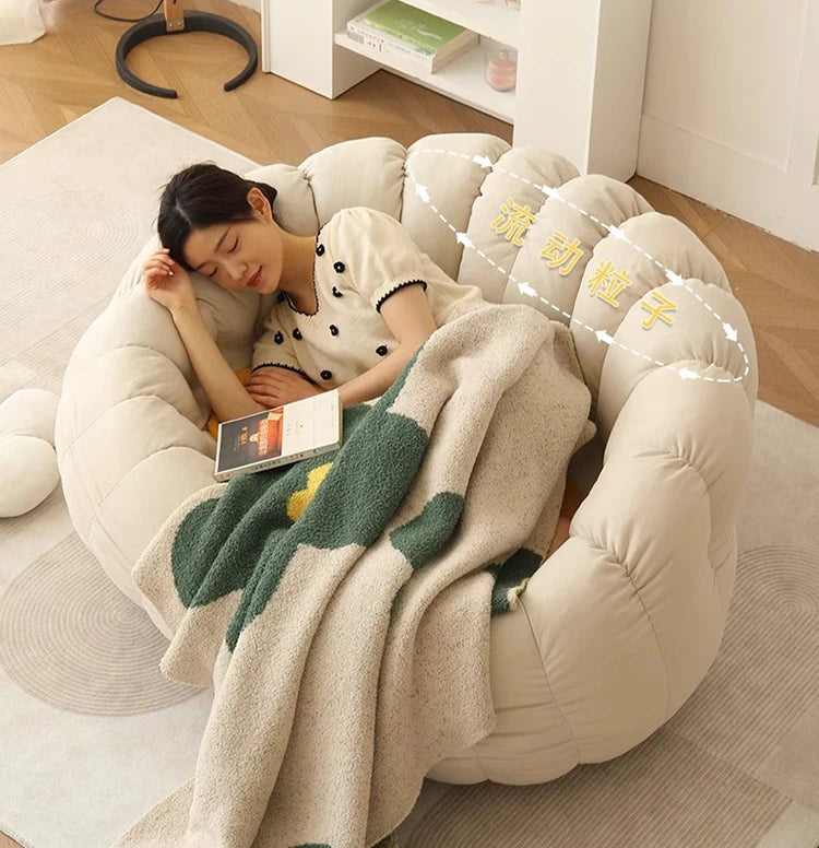2 Person Living Room Sofas Modern Puffs Sofa Comfortable Relaxing Sofas Bedroom Luxury Sofa Sets Lazy Bean Bag Home Furniture