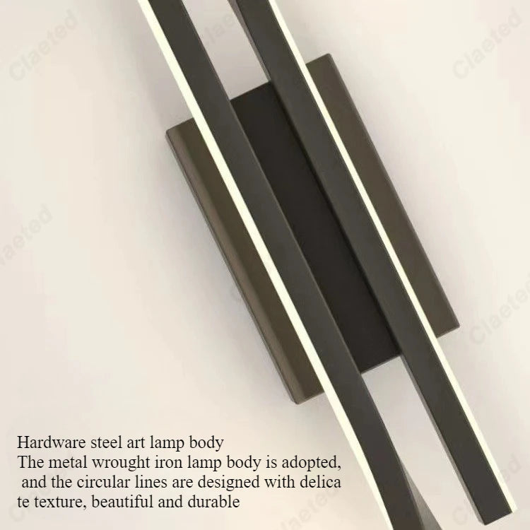 Modern Minimalist LED Living Room Background Wall Corridor Wall Lamp Bedroom Bedside Decorative Lighting Lamps