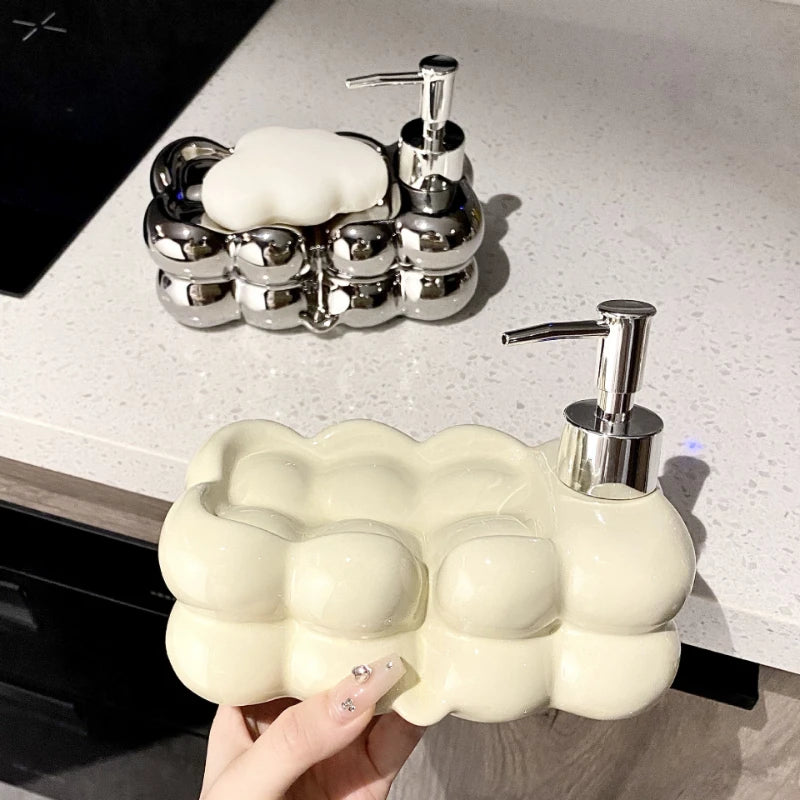 Bathroom Lotion Bottle Press Dispenser Bottle Large Volume Hand Sanitizer Bath Liquid Bottle Soap  Use Box Hotel Household