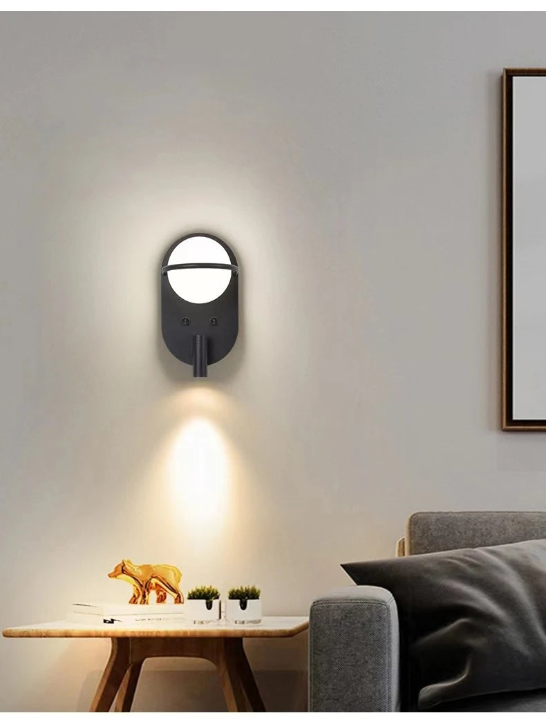 Bedroom Bedside Wall With Switch Wall Lights Creative Led Adjustable Modern Study Living Room Sofa Tv Background Walls Lamp
