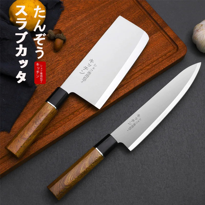 Kitchen knife cooking knife kitchen stainless steel slicing knife Japanese knife chef-specific fruit knife, Japanese fish cutter
