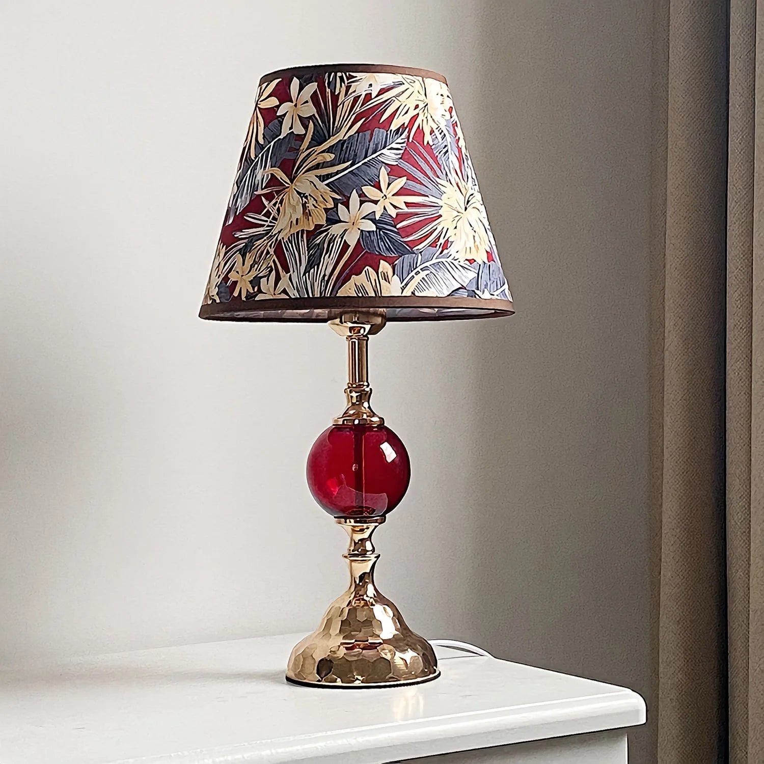 Bedroom Desk Lamp, Warm and Romantic, Light Luxury, Retro American Wrought Iron, Simple Modern Bedside Lamp