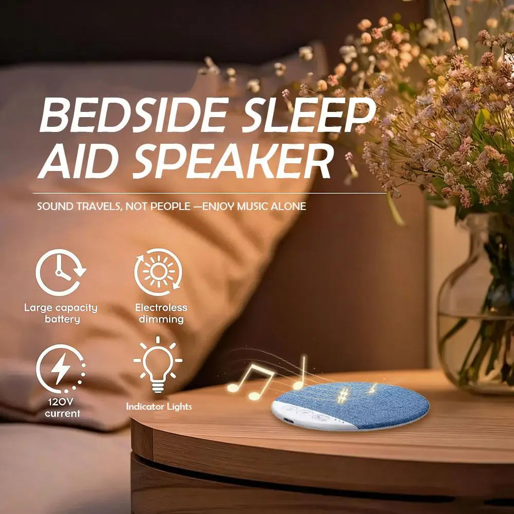 Bedroom Pillow Speaker For Sleeping Multi-functional Bluetooth Music Audio With White Noise Immersive Sleep Perfect GIft