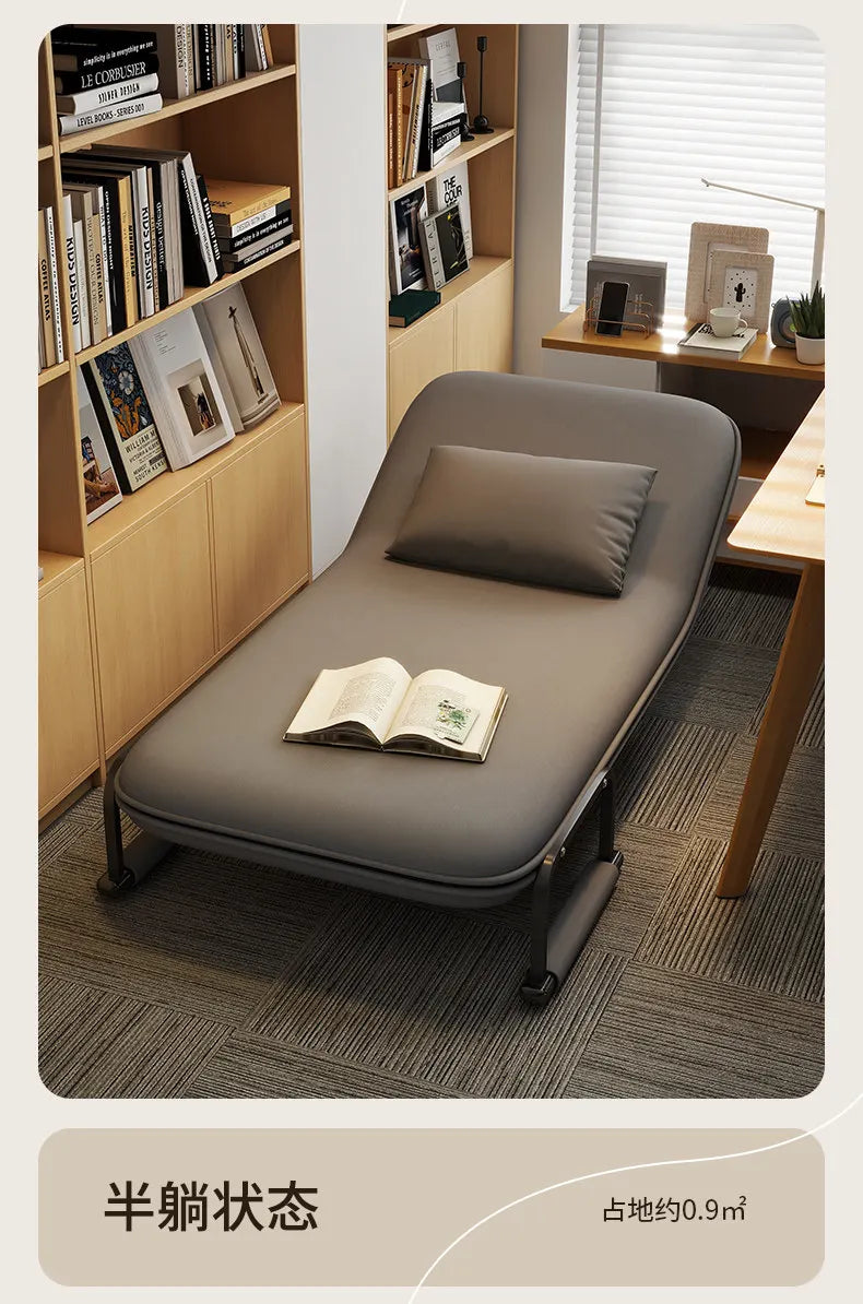 Portable Bedroom Folding Bed Single Pliable Office Sofa Folding Bed Guest Adults Cama Plegable Para Dormir Furniture Home