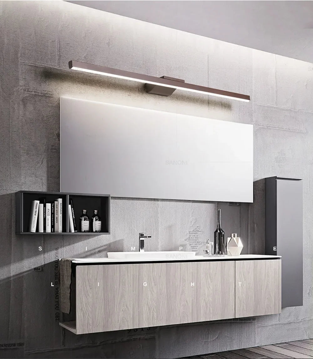 Bathroom LED Wall Lamp Wall Sconce Modern Mirror Headlight for Toilet Stairs Aisle Vanty Lamps Home Decorations Fixture Luster