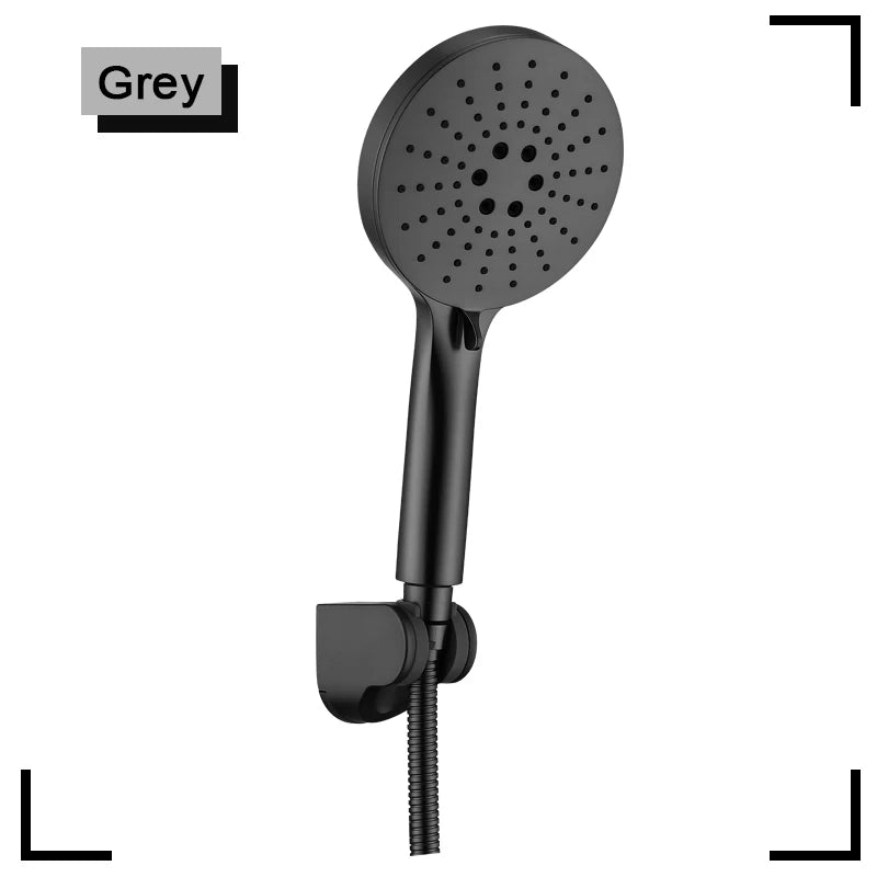 Bathroom 3 Functions Handheld High-pressure Water-Saving Shower Head Hardware Accessories High Qualit ABS Hand-Hold Shower