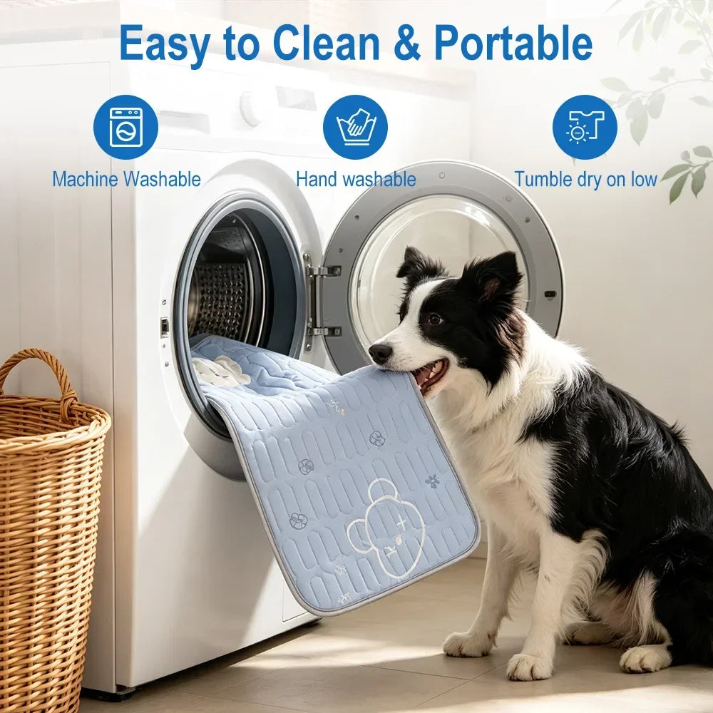 Dog Cooling Mat Summer Pet Cold Bed 3 Sizes For Small Big Dogs Pet Cat Portable Cooling Durable Blanket Sofa Cat Ice Pad Blanket