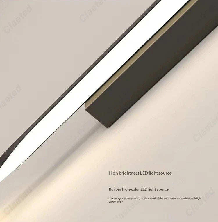 Modern Minimalist LED Living Room Background Wall Corridor Wall Lamp Bedroom Bedside Decorative Lighting Lamps