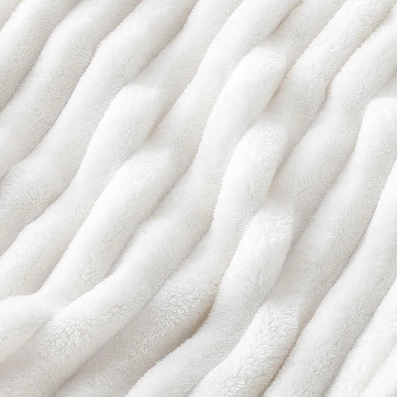 Household Living Room Bedroom Soft Blanket Solid Color Cozy Smooth Quilt With Stripe Family Commonly Used Stay Warm Beddings