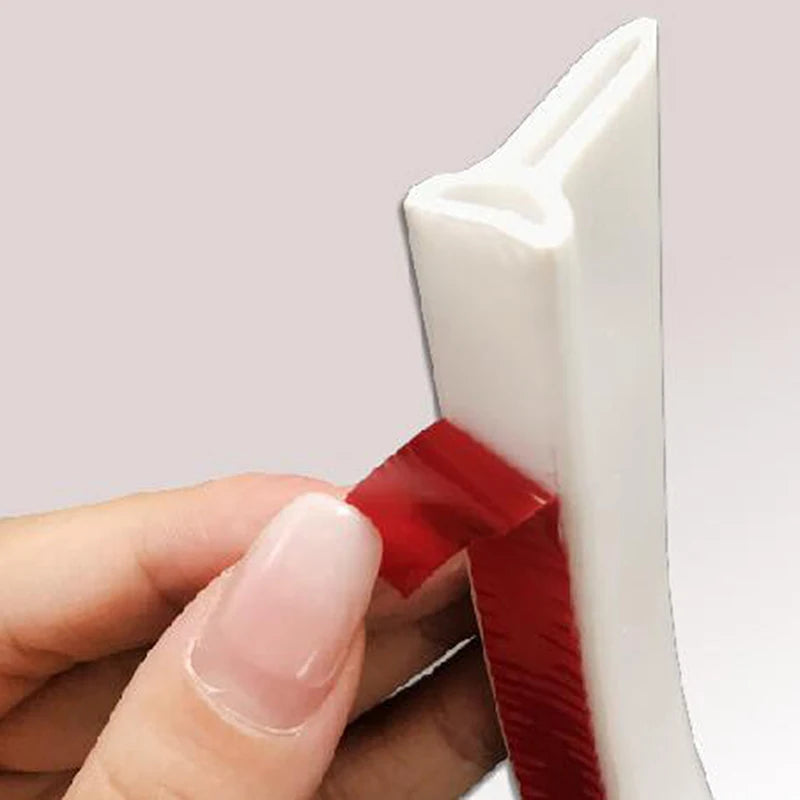 Bathroom Toilet Wet Dry Separation Barrier Stopper Retaining Strip Shower Dam Flood Barrier Watertight Seals  Countertop Floors
