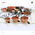 Kettle 1:12 Mini Kitchen Utensils Sets Cookware Alloy Kitchen Set Mini 1:12 Scale Mini Kitchen Cooking Kit Dollhouse Miniatures