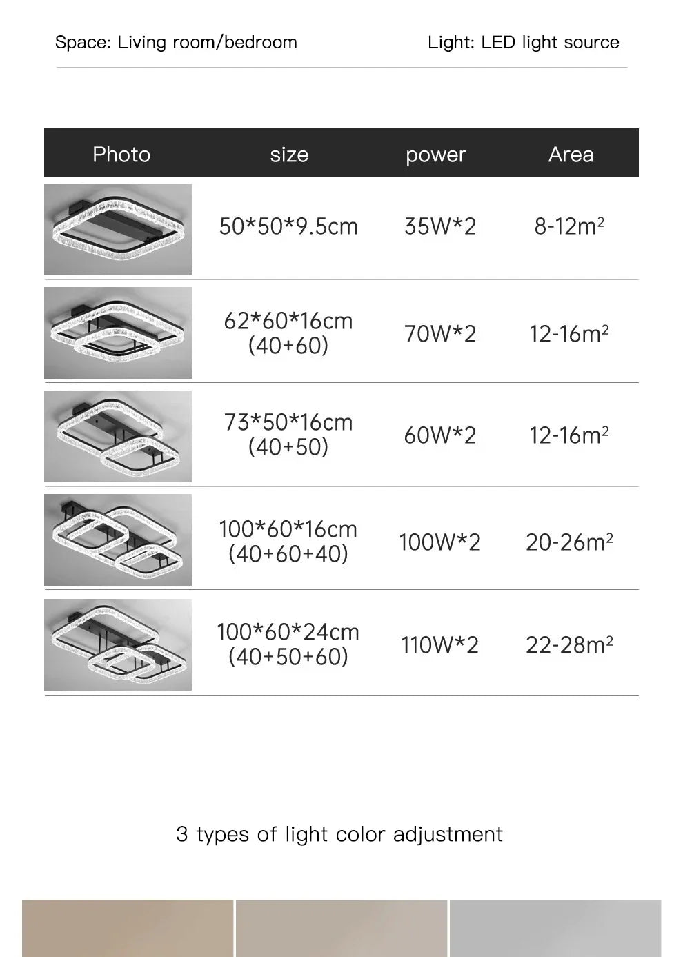 Living Room Main Light Modern Simple Atmosphere Full Spectrum New Light Luxury High-end Ice Pattern Eye Protection Ceiling Lamp