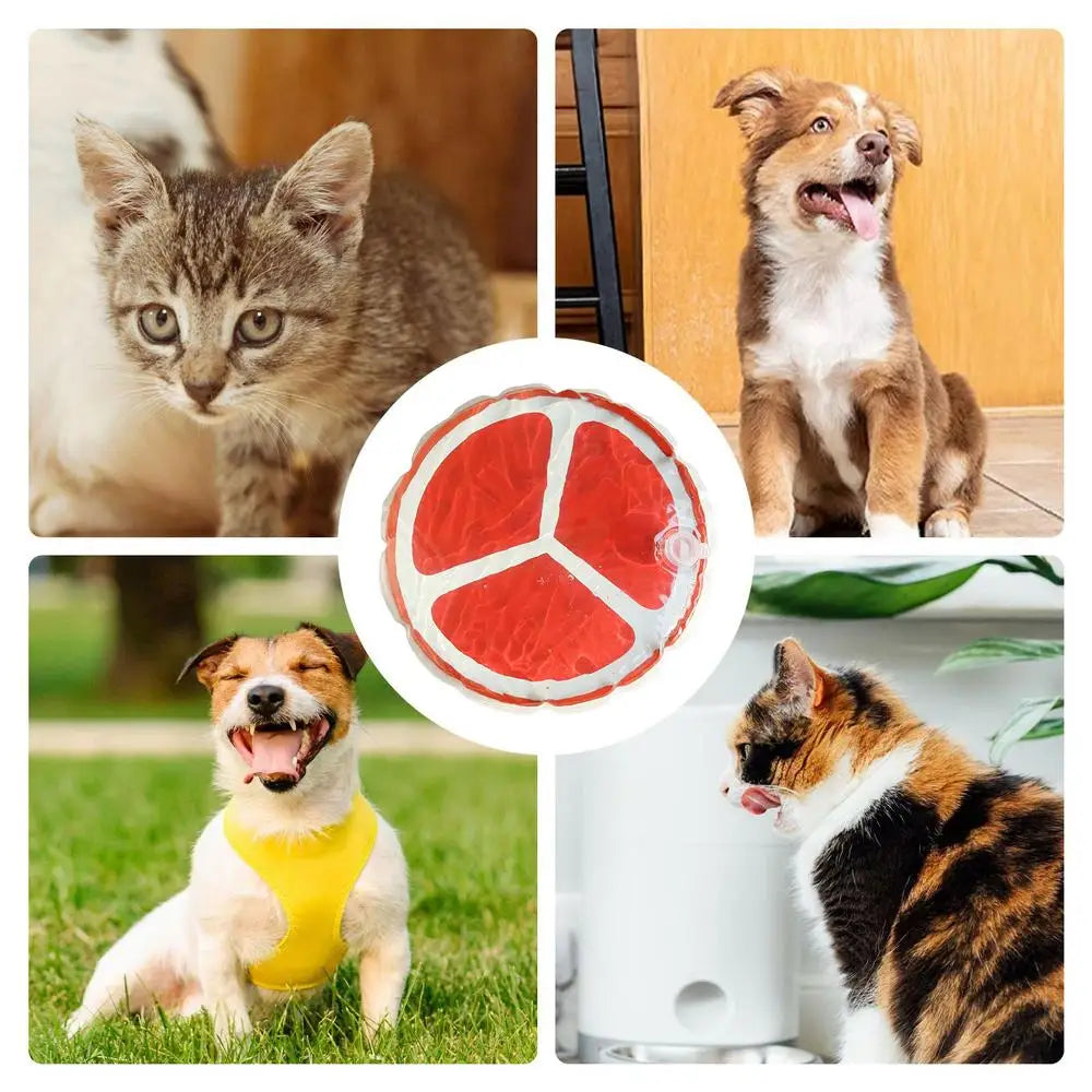 Pet Cooling Mat Cute Water Sensory Pad For Puppy Cute Fruit Pattern Cooler Cushion Pad Bed Sleeping Mattress For Dogs And Cats