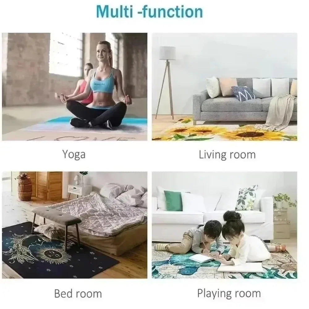 Large Area Living Room Floor Mat Non Slip Carpet for Home Bedroom Entryway Durable Indoor Rug Soft Underfoot Home Decor