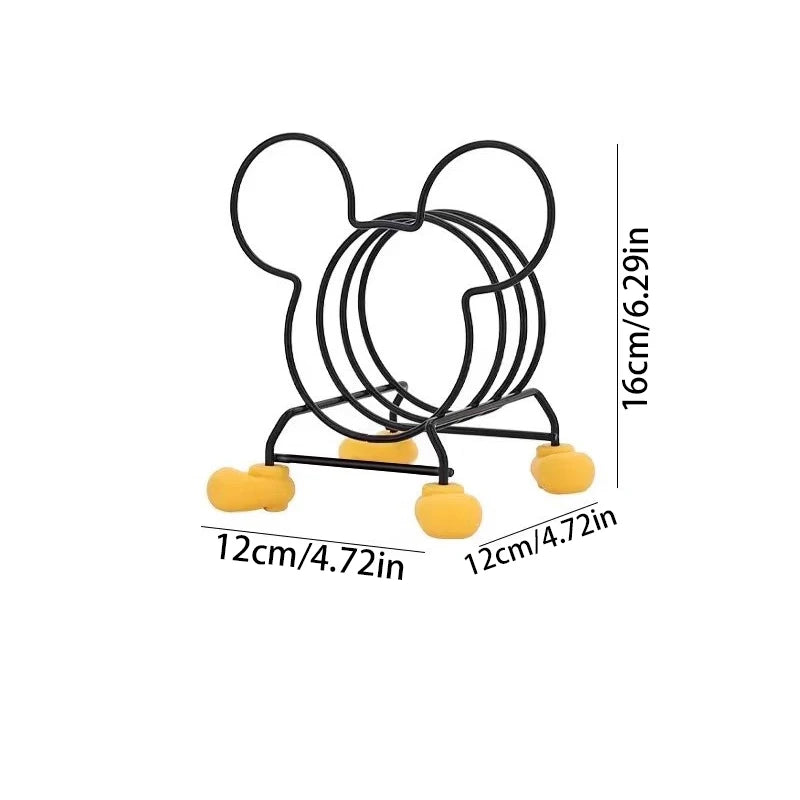 Kitchen Stove Insulation Rack, Mickey Kitchen Storage Rack, Bowl Rack, Pot Rack, Cutlery Rack, Multifunctional, Optional Styles
