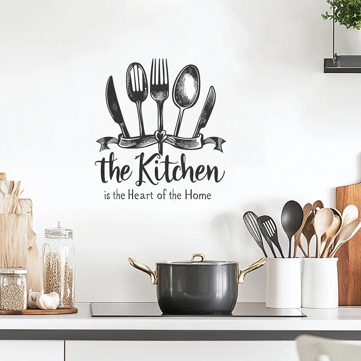 Kitchen Wall Decor Sticker Kitchen Quotes Bless This Kitchen Wall Decals Flower Art Removable DIY Vinyl Wall Stickers for Kitche