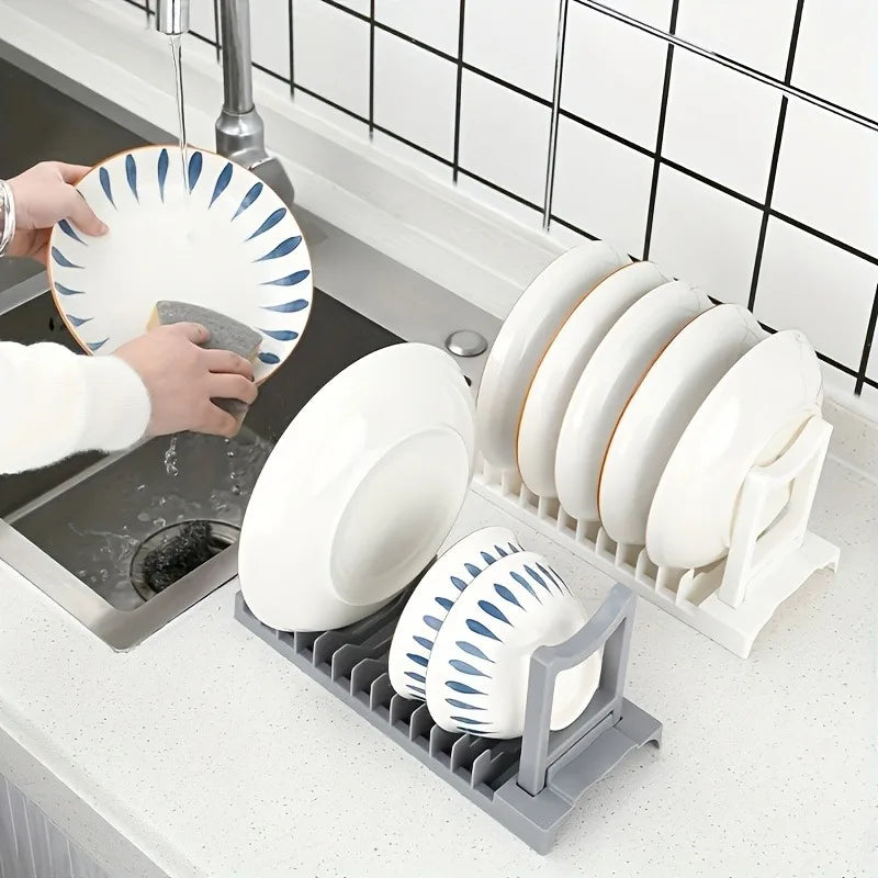 Kitchen Dishware Storage Rack Sink Disposal Shelf Home Use Tabletop Bowl Drainage Storage Box Dish Drying Holder