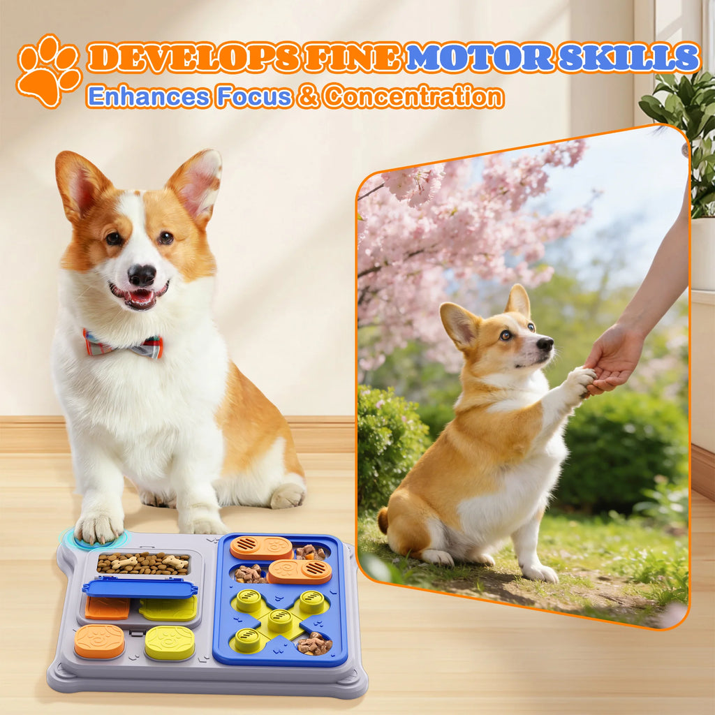 Dog Puzzle Toy & Pet Feeder - Treat Dispensing Toy for IQ Training, New Arrival, Ideal for Small/Medium Dogs