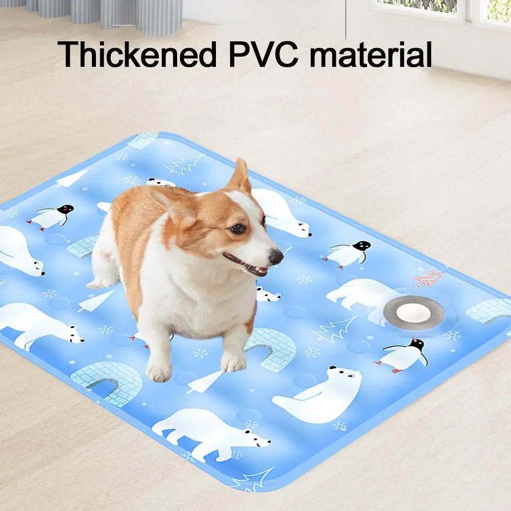 Cooling Ice Mat For Pets Summer Pet Cold Bed Extra Large For Small Big Dogs Pet Accessories Water Injection Cooling Pad Dry Pad