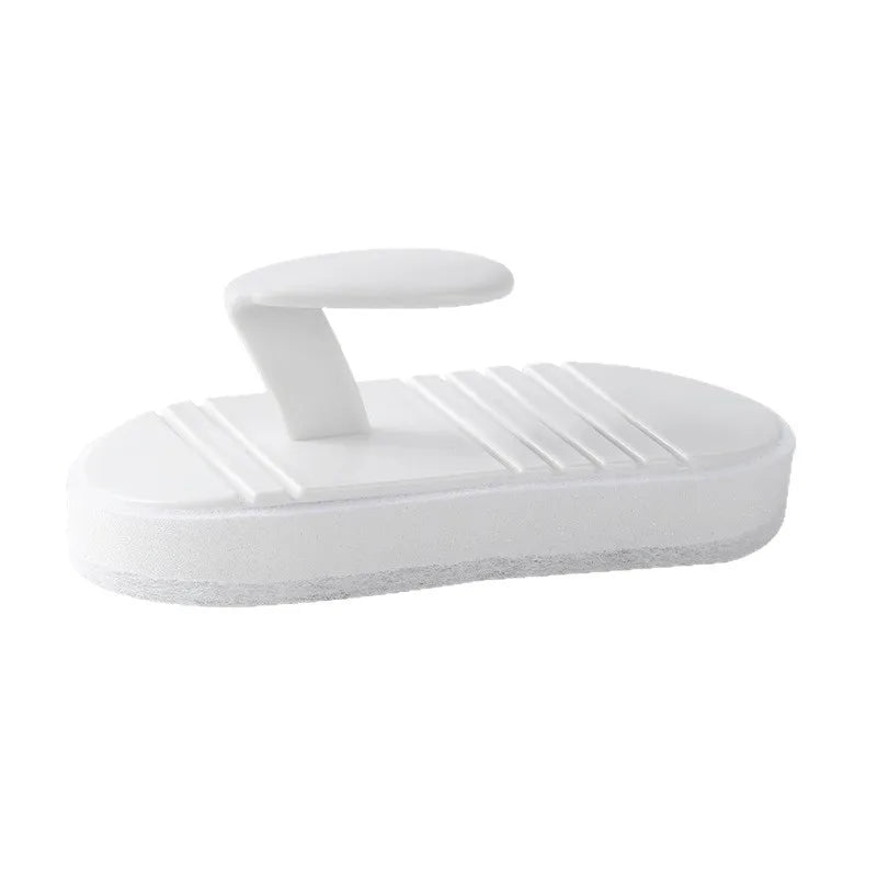 Bathroom Handheld Tub Brush Tile Scrubber Flexible Cleaning Sponge for Home Kitchen Countertop
