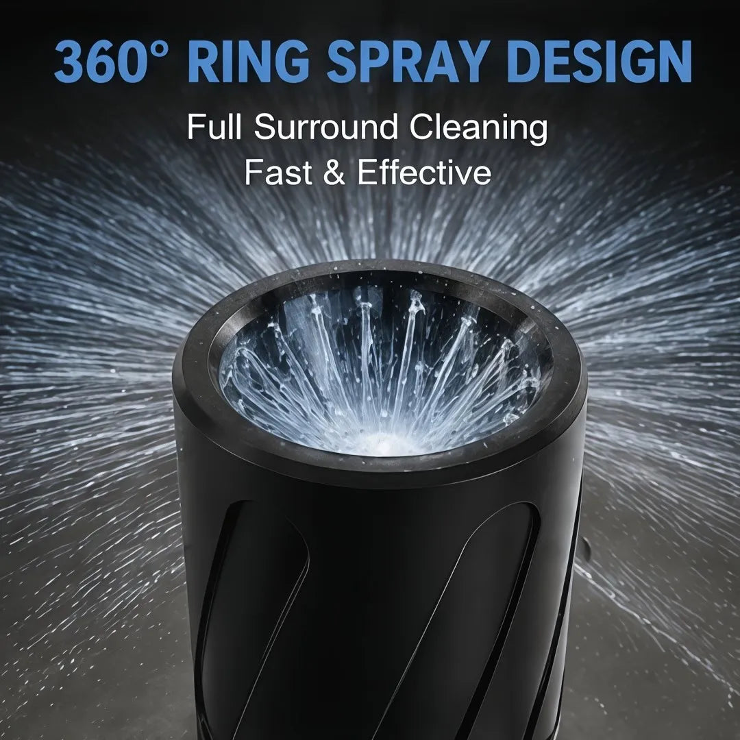 Bathroom shower head for men, designed for bathing, with a high-pressure, large-flow, ring-shaped showerhead. Suitable for G1/2inch standard connectors. Easy to disassemble, compact and portable, can also be used outdoors