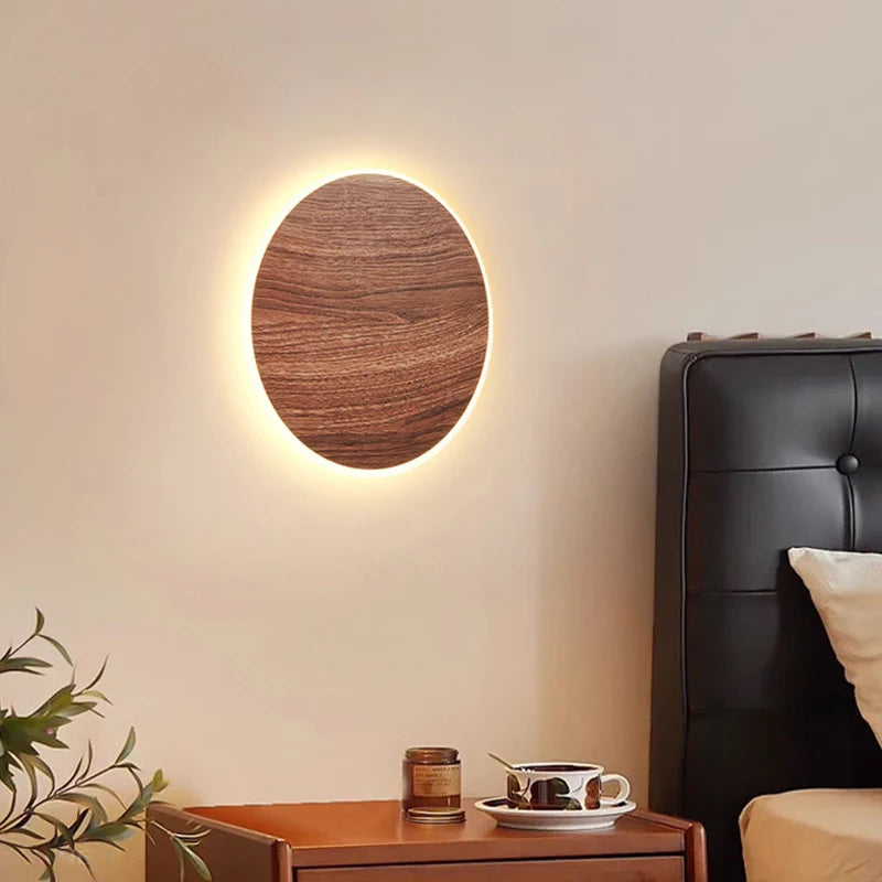Bedroom 2025 New Wiring Free Living Room Tv Background Wall Daily Lighting Staircase Sensor Internet Famous Bedside Sconce Light