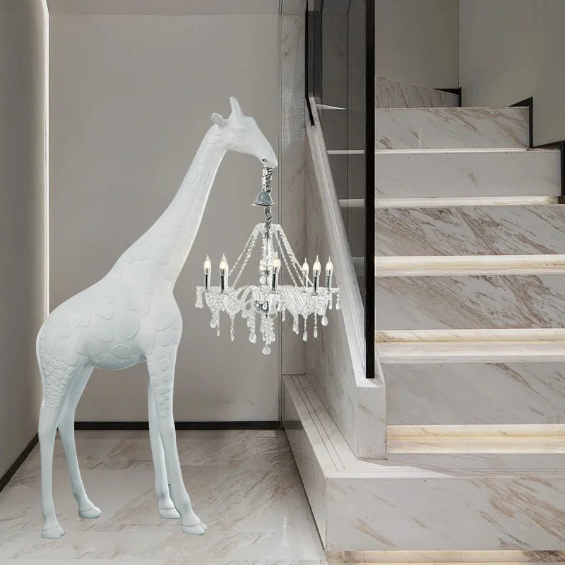 Hotel Lobby Living Room Light Emitting Diode Creative Design Art Tree Modern Floor