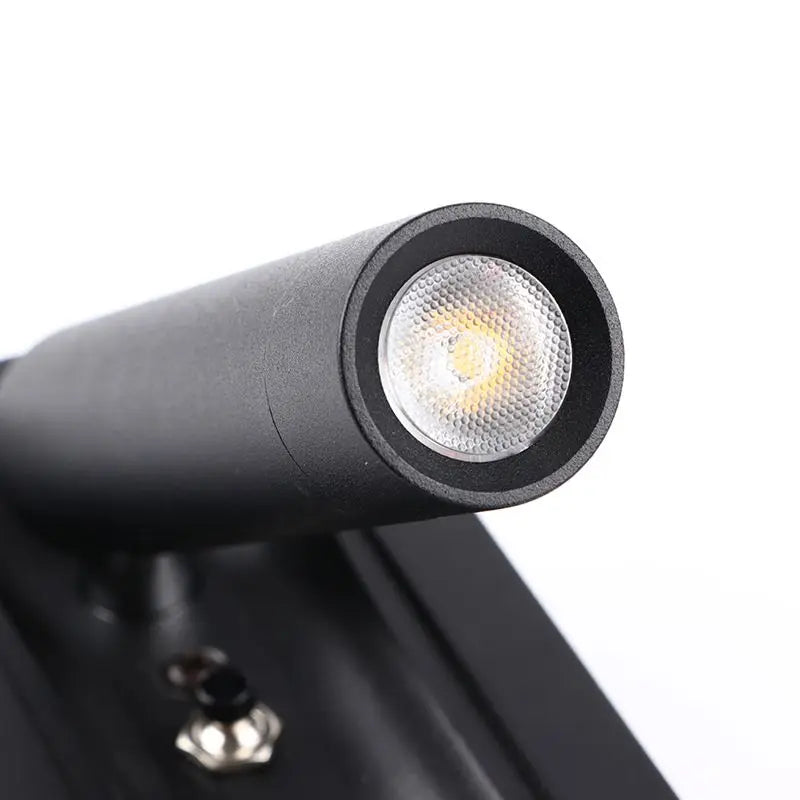 Modern Simple Hotel Room Bedroom Bedside Lamp Living Room Study Reading Lamp Embedded Eye Protection Rotatable Wall Lamp