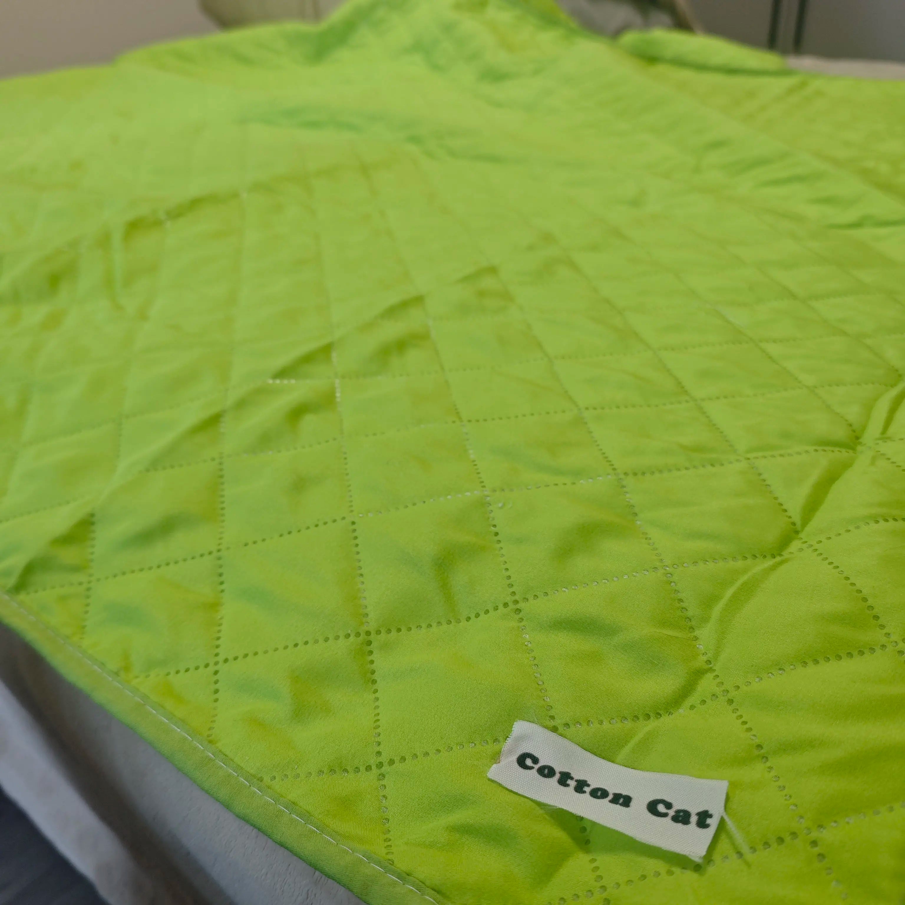 Cotton Cat Bed Blanket Soft Breathable Blanket for Twin Queen King Bed Decorative Plaid Sofa Blankets