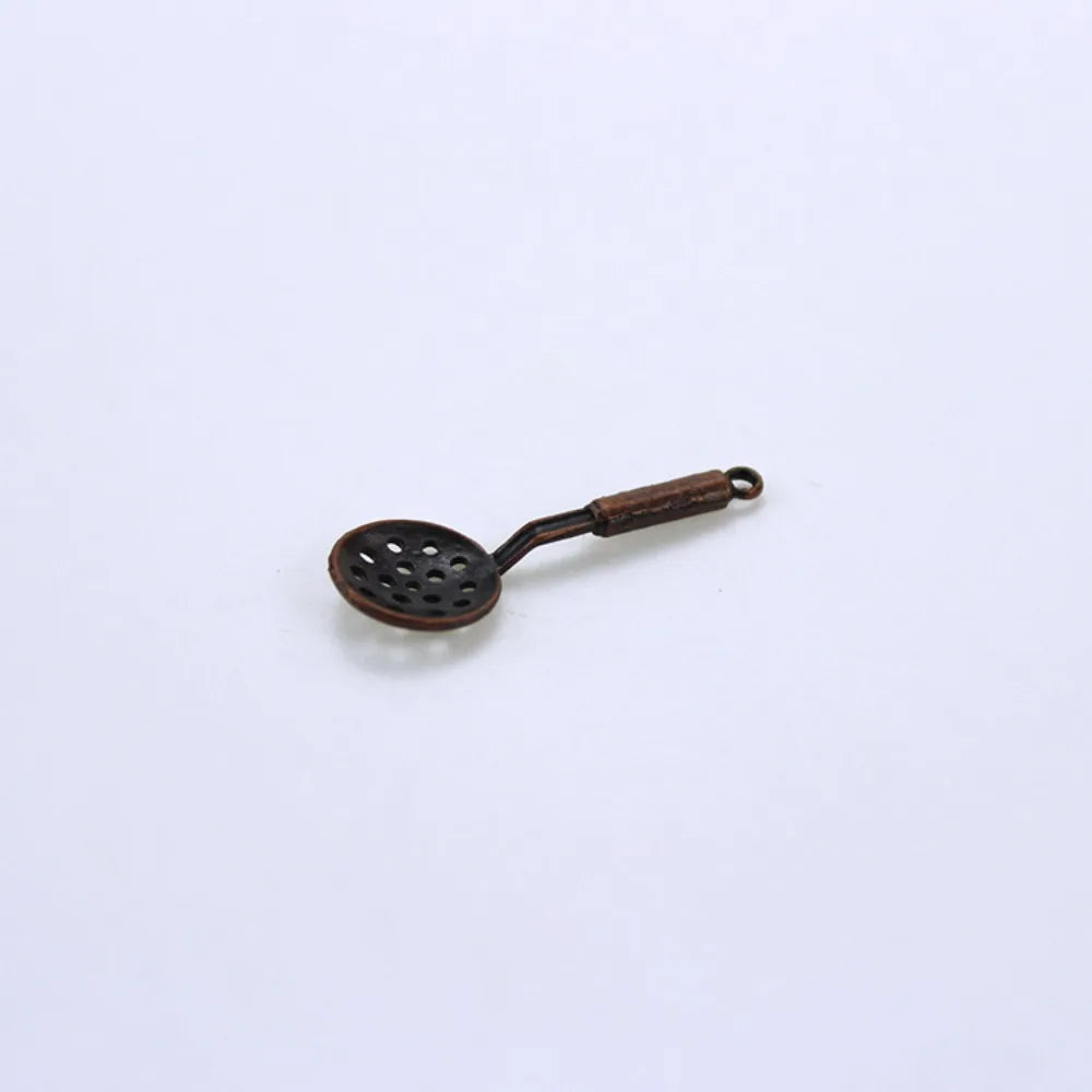Kettle 1:12 Mini Kitchen Utensils Sets Cookware Alloy Kitchen Set Mini 1:12 Scale Mini Kitchen Cooking Kit Dollhouse Miniatures