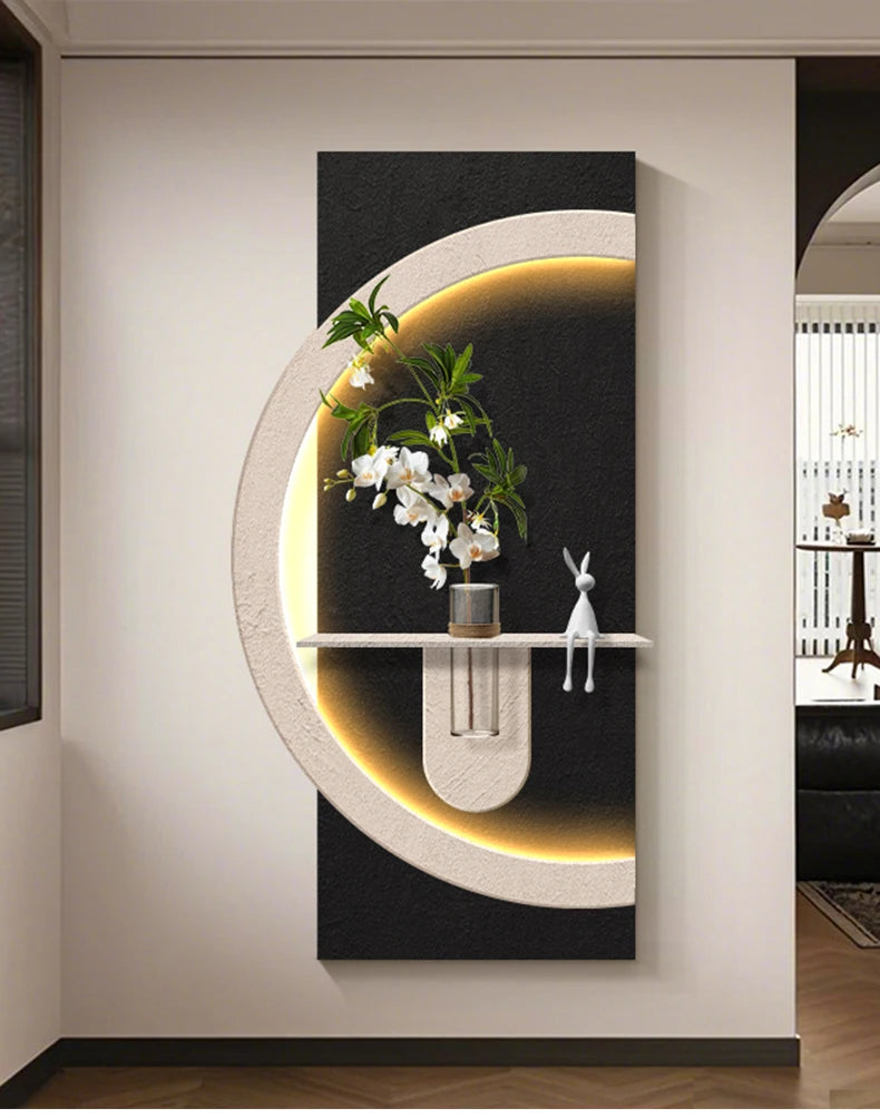Modern Living Room LED Wall Lamps For Corridor Hallway Minimalist Hanging Painting Vase Mural Lights Lustre Decoration Lighting